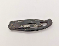 Gerber 8970521D1 Clip Point Plain Edge Skeleton Frame Lock Folding Pocket Knife