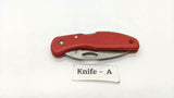 Appalachian Trail Small Folding Pocket Knife Combo Edge Hawkbill Lockback ABS