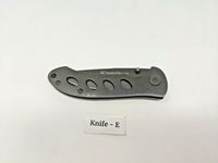 Smith & Wesson Oasis SW423G/GS Folding Pocket Knife Combo Edge Liner Lock Gray