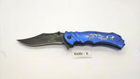 Masters Collection Ballistic MC-A003 Folding Pocket Knife Assisted Plain Dragon