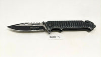 Tac-Force TF-916 Tactical Rescue Folding Pocket Knife Combo Edge Liner Lock SS