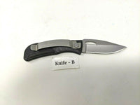 Vtg Gerber E-Z-Out JR Plain Edge Folding Pocket Knife Plain Lockback Composite