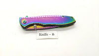 Tac-Force Speedster TF-573 Folding Pocket Knife Assisted Plain Frame Rainbow