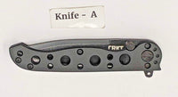 CRKT Flipper M16-01KS Carson Design Folding Pocket Knife Plain Edge Frame Lock