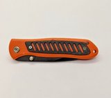 Frost Cutlery Emergency Service Drop Point Combination Blade Folding Pocket Knif