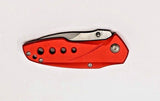 Cabela's Folding Pocket Knife Plain Edge Liner Lock Aluminum Scales *Various*