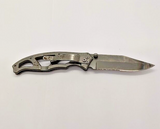 Gerber 4660115A1 Combination Blade Skeletal Frame Lock With Pocket Clip Knife