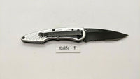 Coast LX232 Folding Pocket Knife Silver Aluminum Handle Combo Edge Liner Lock