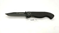 Smith & Wesson Special Tactical CKTAC Folding Pocket Knife Various Configs Black