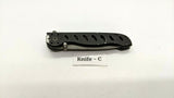 Gerber EVO Jr Folding Pocket Knife Combo Edge Liner Lock Black Anodized Aluminum