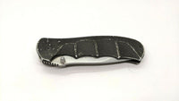 Smith & Wesson Extreme Ops SWA14 Folding Pocket Knife Plain Edge Liner Lock Blk