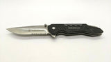 Smith & Wesson Model SW607S Folding Pocket Knife Black Stainless Steel Handle