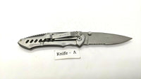 Buck 198 Mantis Folding Pocket Knife Plain Edge Frame Lock Stainless Steel