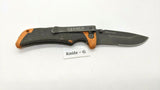 Gerber Bear Grylls Scout Folding Pocket Knife Drop Point Fine/Serrated Edge