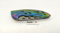 MTech USA Ballistic MT-A822 Folding Pocket Knife Spring Assisted Plain Rainbow