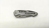 Buck 198 Mantis Folding Pocket Knife Plain Edge Frame Lock Stainless Steel