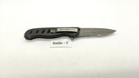 Gerber EVO Jr Folding Pocket Knife Combo Edge Liner Lock Black Anodized Aluminum