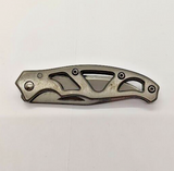 Gerber 4660916A Clip Point Plain Edge Skeletal Frame Lock Folding Pocket Knife