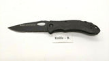 5.11 Limited Edition Blk Combo Edge Folding Pocket Knife Liner Lock Carbon Fiber