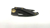 Coast Model FX200 Folding Pocket Knife Frame Lock All Black Bottle Opener Handle