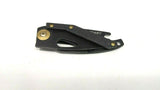 Coast Model FX200 Folding Pocket Knife Frame Lock All Black Bottle Opener Handle