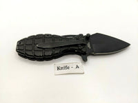 Tac-Force Speedster One Shot One Kill Sniper Grenade Folding Pocket Knife Plain