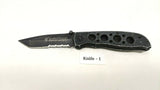 Smith & Wesson Extreme Ops CK5TBS Folding Tactical Knife Tanto Combo Liner Lock