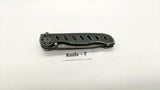 Gerber EVO Jr Folding Pocket Knife Combo Edge Liner Lock Black Anodized Aluminum