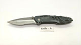 Samsonite Folding Pocket Knife Combination Edge Liner Lock Aluminum Handle SS