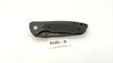 Guidesman Folding Pocket Knife Plain Edge Liner Lock 8Cr13MoV Steel G10 Insert