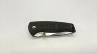 Kutmaster Combo Stainless Steel Blade Folding Pocket Knife Liner Black Handle