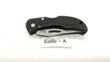 Frost Cutlery Flying Falcon Folding Pocket Knife SS Rostfrei Combo Lockback Blk