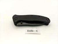Kershaw 1730BWH3 Zing Blackwash Folding Pocket Knife Assisted Plain Liner G10