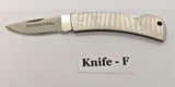 Winchester Stainless Steel Folding Pocket Knife Plain Edge Lockback Drop Point