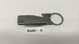 SOG KeyTron Keychain Folding Pocket Knife Lockback Bottle Opener Aluminum Handle