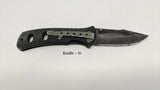 Smith & Wesson Extreme Ops SWA6 Folding Pocket Knife Plain Edge Liner Lock Black