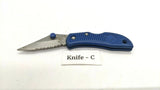 Ridge Runner Keychain Small Lockback Folding Pocket Knife Plastic **Various**