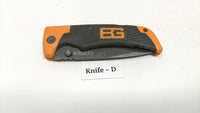 Gerber Bear Grylls Scout Folding Pocket Knife Drop Point Fine/Serrated Edge