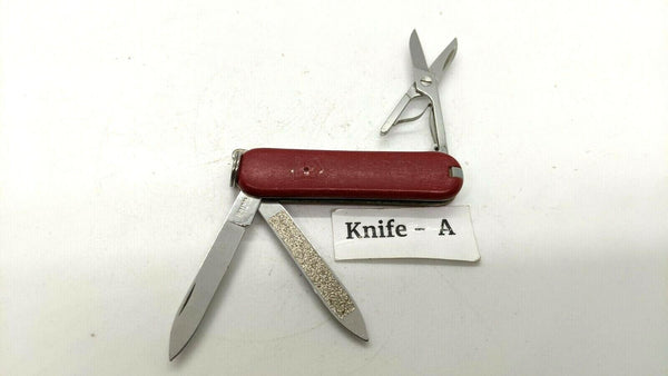 Vintage Hoffritz 58mm Classic SAK Swiss Army Knife Scissors Pointed Nail File