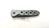 Smith & Wesson Extreme Ops SWA13 Folding Pocket Knife Plain Liner Aluminum Gray