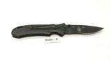 Smith & Wesson Extreme Ops Taylor Cutlery 440 CK08TBS Folding Pocket Knife Black