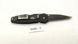Klein Tools 44052BLK Folding Pocket Knife Plain Edge Tanto Lockback Black SS