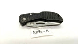 Frost Cutlery Flying Falcon Folding Pocket Knife SS Rostfrei Combo Lockback Blk