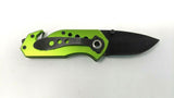 MADI PK-1 Folding Pocket Knife Rescue Plain Edge Liner Lock Aluminum  *Various*