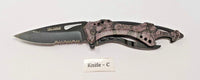 Tac-Force Speedster TF-705 Pocket Knife Spring Assisted *Variations* Cammo