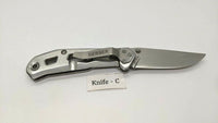 Gerber Airlift Silver Folding Pocket Knife Stainless Steel Frame Lock Plain Edge