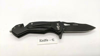 Tac-Force TF-903 Folding Pocket Knife Plain Liner Stainless Steel  **Various**