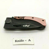 Realtree AP Pink Camo Folding Pocket Knife Plain Edge Frame Lock Blk Stainless