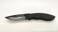 Smith & Wesson SWA15 Folding Pocket Knife Extreme Ops Liner Lock Plain Black G10