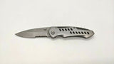 Buck 198 Mantis Folding Pocket Knife Plain Edge Frame Lock Stainless Steel